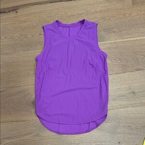 Lululemon small High neck split running top moonlit magenta size 4